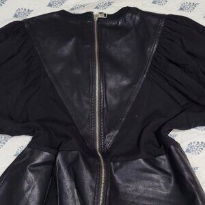 Gracia leather top